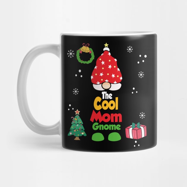 The cool mom Gnome Funny Xmas Family Group Pj by JohnRelo